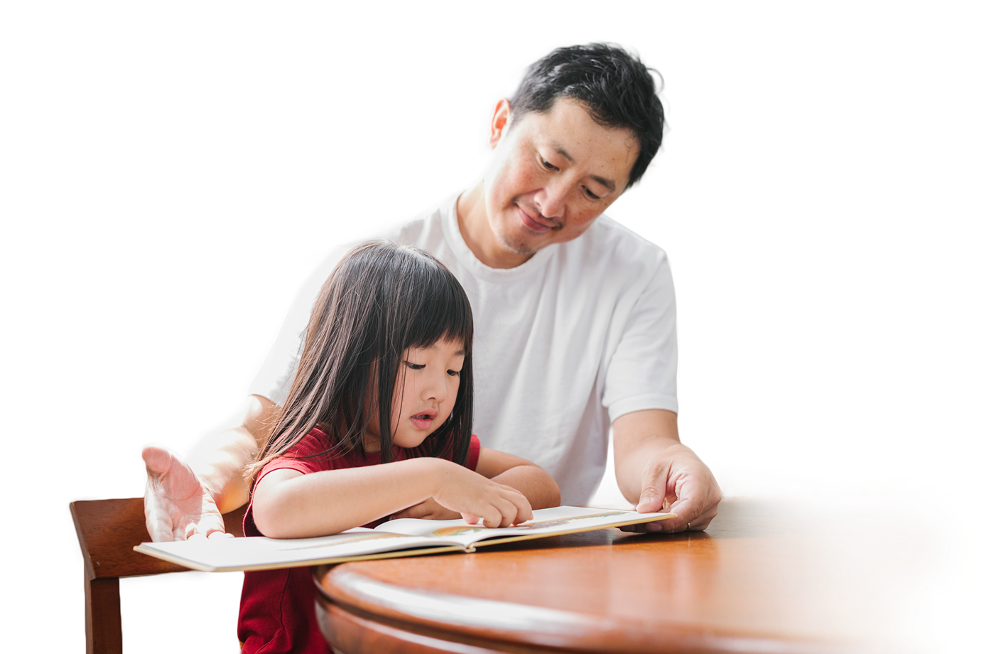 長鎖脂肪酸代謝異常症（LC-FAOD）の子どもとサポートする父親の写真